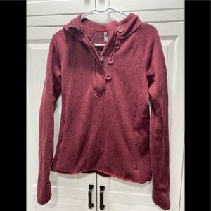 Northface womens fleece with hood size M